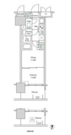 ブルックサイドレジデンス木場 330 間取り図