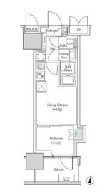 ブルックサイドレジデンス木場 322 間取り図