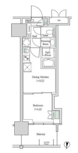 ブルックサイドレジデンス木場 338 間取り図
