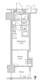 ブルックサイドレジデンス木場 338 間取り図