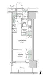 ブルックサイドレジデンス木場 811 間取り図
