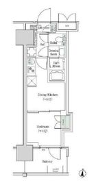 ブルックサイドレジデンス木場 814 間取り図