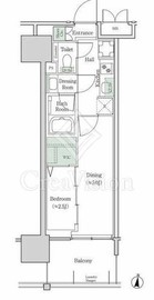 ブルックサイドレジデンス木場 816 間取り図