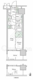 ブルックサイドレジデンス木場 817 間取り図
