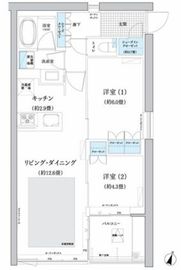 ガーデニエール砧ウエスト 450 間取り図