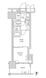 ブルックサイドレジデンス木場 830 間取り図