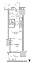 ブルックサイドレジデンス木場 831 間取り図