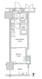 ブルックサイドレジデンス木場 832 間取り図