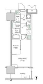 ブルックサイドレジデンス木場 835 間取り図