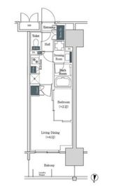 ブルックサイドレジデンス木場 836 間取り図