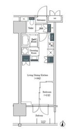 ブルックサイドレジデンス木場 910 間取り図