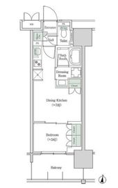 ブルックサイドレジデンス木場 911 間取り図