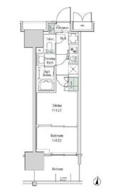 ブルックサイドレジデンス木場 912 間取り図