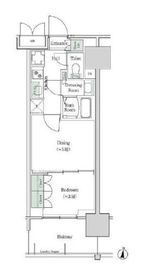 ブルックサイドレジデンス木場 913 間取り図