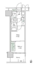 ブルックサイドレジデンス木場 918 間取り図
