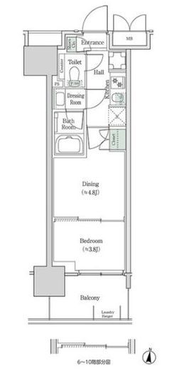 ブルックサイドレジデンス木場 920 間取り図
