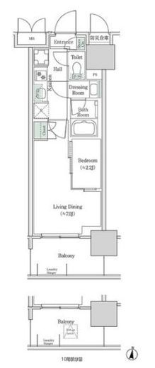ブルックサイドレジデンス木場 921 間取り図