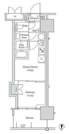 ブルックサイドレジデンス木場 933 間取り図