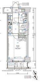 オーキッドレジデンス鶴見 417 間取り図