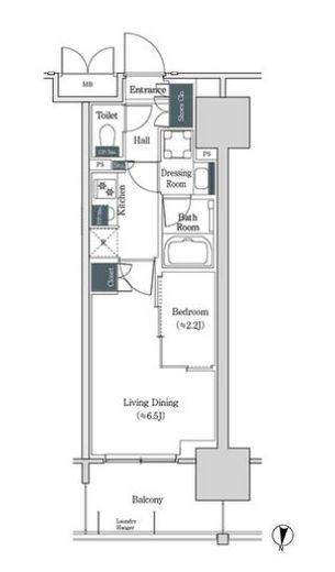 ブルックサイドレジデンス木場 936 間取り図