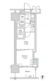ブルックサイドレジデンス木場 937 間取り図