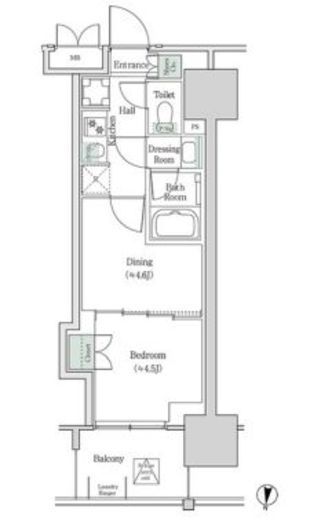 ブルックサイドレジデンス木場 938 間取り図