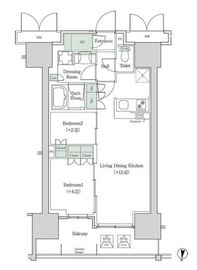 ブルックサイドレジデンス木場 940 間取り図
