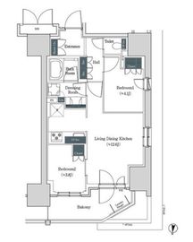 ブルックサイドレジデンス木場 941 間取り図