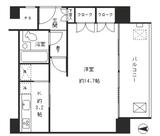リバー＆タワー 1104 間取り図