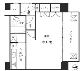 リバー＆タワー 1104 間取り図