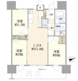 プレシス本厚木エクシア 7階 間取り図