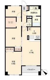 S-FORT青葉しらとり台 102 間取り図