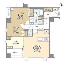 ピアース日吉 2階 間取り図