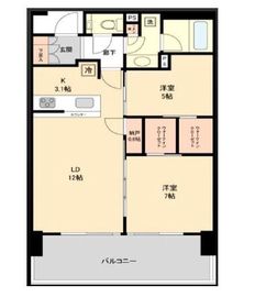 シティタワー国分寺ザ・ツインウエスト 9階 間取り図