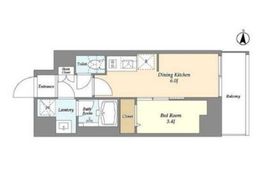 グランカーサ菊川 402 間取り図
