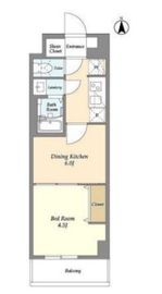 グランカーサ尾久 505 間取り図