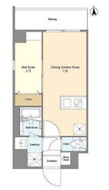 グランカーサ尾久 603 間取り図