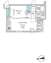 デュオフラッツ千歳船橋 204 間取り図