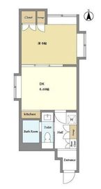 原宿東急アパートメント 101 間取り図