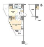 リバーレ鷺沼 701 間取り図