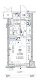 パレステュディオ代々木 3階 間取り図