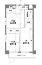 カスタリア新宿7丁目 306 間取り図