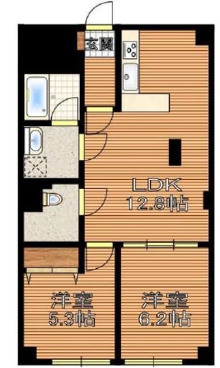 湯島ハイタウン 12階 間取り図