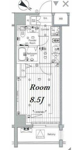 メイクス浅草イースト 9階 間取り図