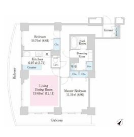 プラティーヌ田町 71 間取り図