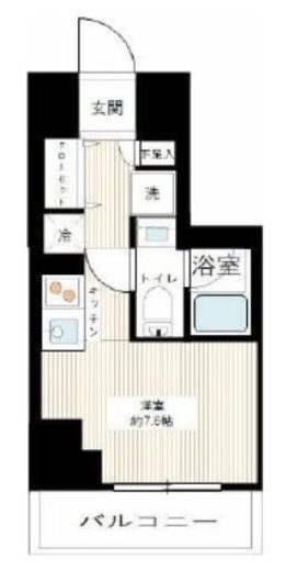 スパシエ横浜アルト 6階 間取り図