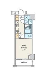 クレストコート中野富士見町 507 間取り図