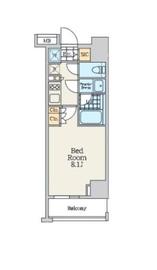 クレストコート中野富士見町 709 間取り図