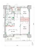 センチュリープラチナマンション大井町 12階 間取り図