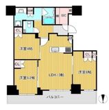 プラウドタワー小岩フロント 33階 間取り図